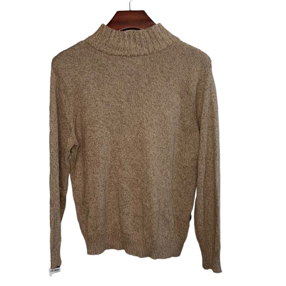 #02- NWT Karen Scott Chestnut 1/4 Zip Sweater-XL - Picture 3 of 4